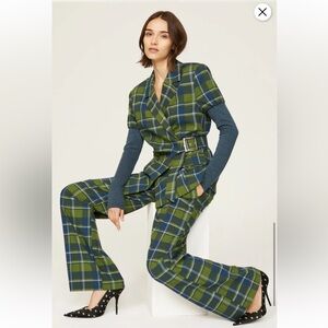 WeWoreWhat Classic Plaid V Pants